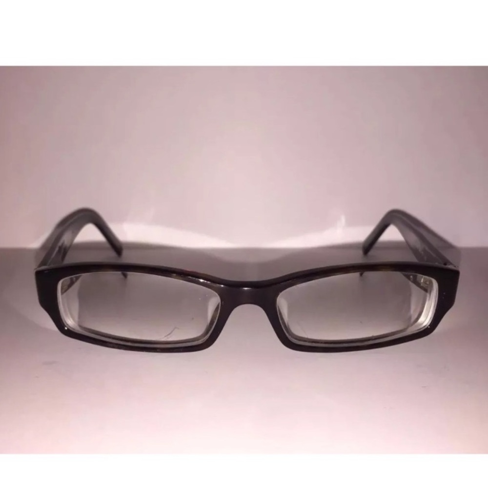 Prada Tortoise Eyeglasses Metal Logo Glasses - Picture 5 of 7